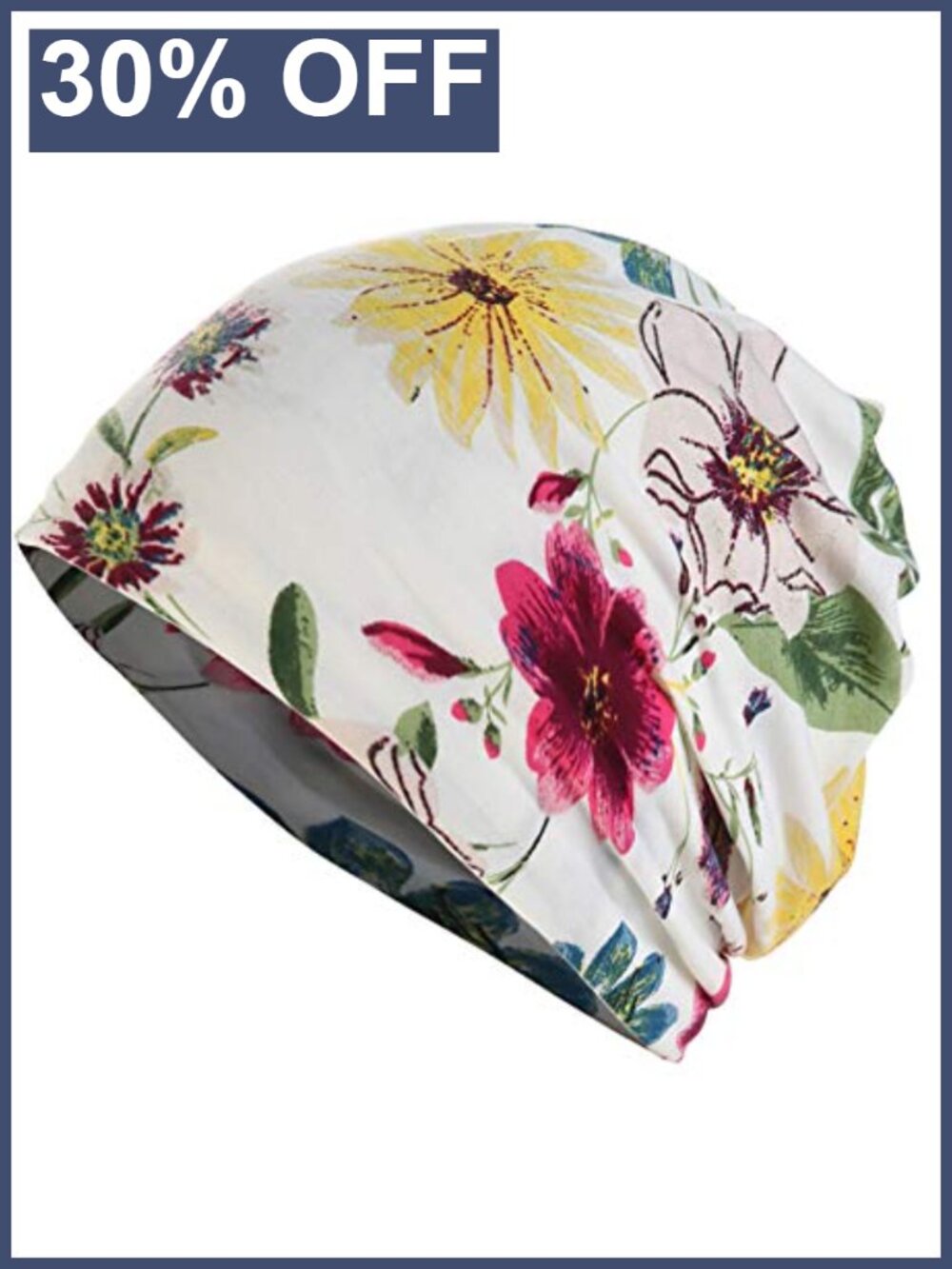 Womens Slouchy Beanie Soft Chemo Headwear Breathable Cancer Caps Multi-Use